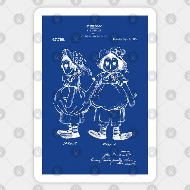 Raggedy Ann Doll Patent. Real Annabelle haunted or possessed doll - Apng Sticker by SPJE Illustration Photography